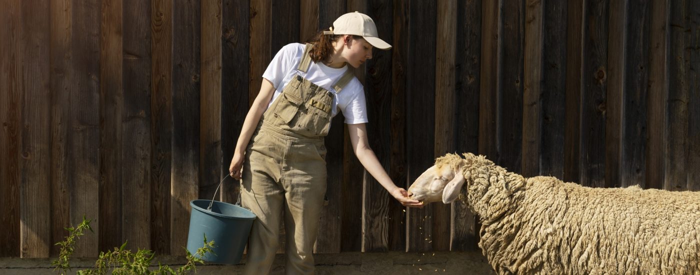 front-view-woman-feeding-cute-sheep